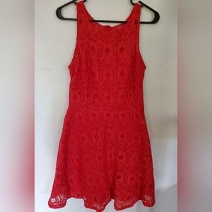 BB Dakota Red lace dress